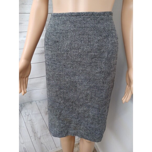Jones New York Skirt Womens Knee Length Pencil Petite 10P Wool Blend - Picture 1 of 6